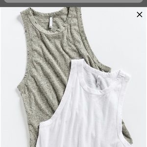 2 Z Supply triblend racer tanks